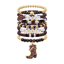 Cowgirl-Perlenarmband im Boho-Stil, 1 Stück