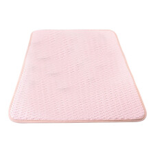 Tapete de secagem de louça em microfibra rosa claro 14,96 x 19,69 polegadas
