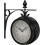Double-Sided Wall Clock Outdoor Station Time Indicator 1