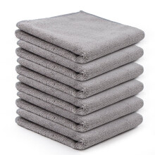 Panos de limpeza de microfibra absorventes, 6 unidades, 30 cm x 30 cm