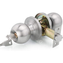 Robuuste deurknop van massief messing, ANSI/BHMA Grade 2