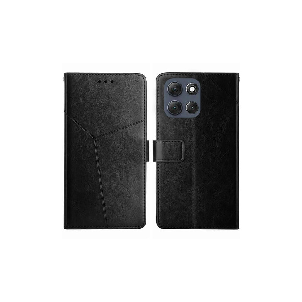 Motorola Moto G56 5G Leather Flip Case Black 962029392897