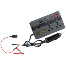 300W Universal Car Inverter 12V to 220V with Dual Output with Fast Charging USB+TYPEC