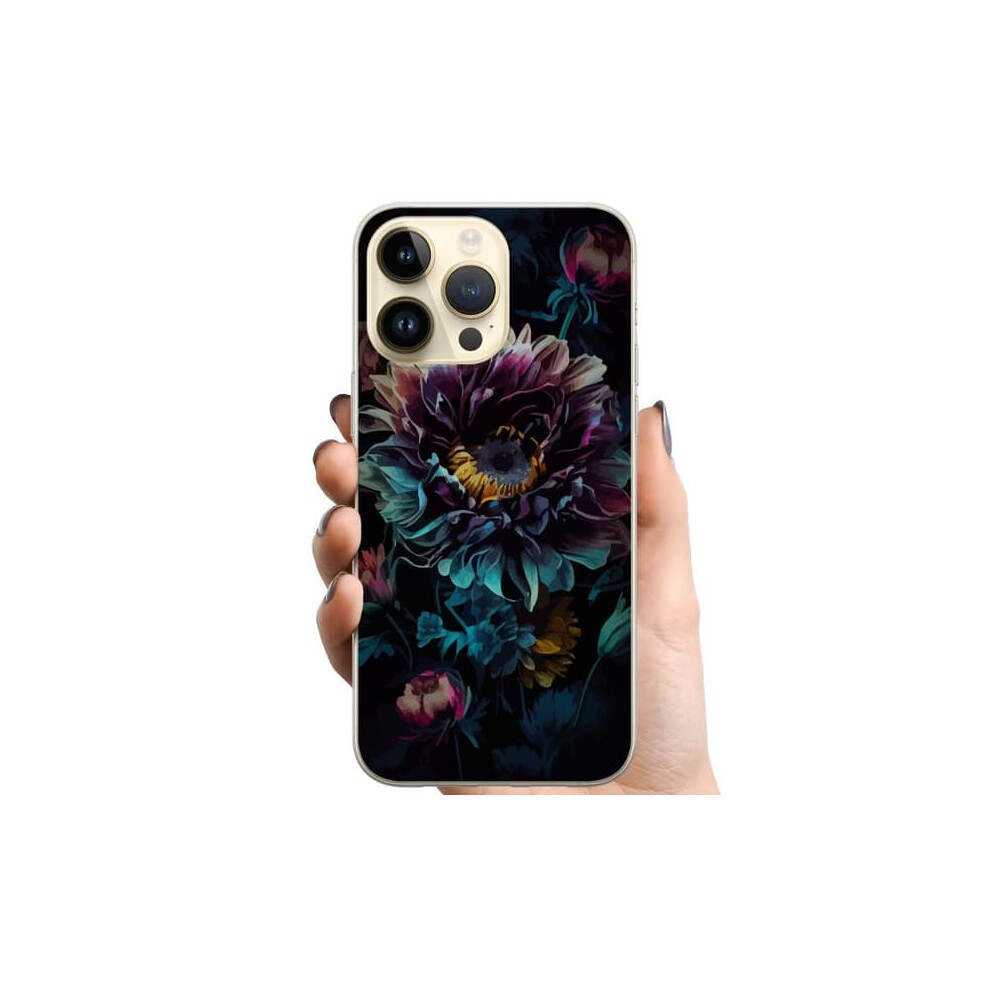Tpu Mobile Case For Iphone 15 Pro Max With Floral Design 962029396901