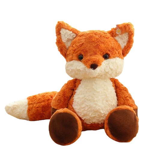 renard en peluche, doux et câlin, 30 cm