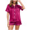 Women's Silk Satin Pajama Set 2-Piece 1