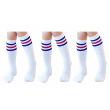 Chaussettes hautes pour enfants avec grip (3 paires)