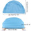 Swimming Cap for Adults Soft PU Fabric 2-Pack 2