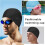 Swimming Cap for Adults Soft PU Fabric 2-Pack 3
