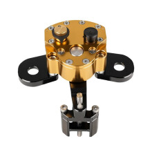 Motorcycle Steering Damper Stabilizer Steering Damper Buffer Mount for XL750 Transalp 750 2023-2025