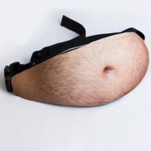Sac banane en cuir PU avec bandoulière réglable