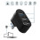 XIAOLE USB2.0 Hub de 3 puertos con diseño giratorio 1