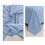 Solid Color Bed Sheets Breathable Hypoallergenic 70.87 x 6