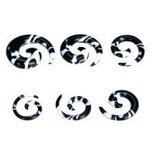 Spiral Ear Stretcher Taper Plug Tunnel6Sizes