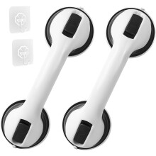 Bathroom Grab Rails Suction 12 Inch 2 Pack