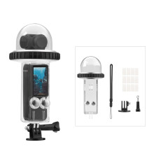 Gjennomsiktig vanntett etui til DJI Osmo Pocket3, 40M undervannshus, svært gjennomsiktig PC-materiale for surfing, dykking, svømming