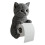 3D-kissan wc-paperiteline seinälle, 1 pakkaus 2