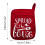 Oven Gloves Decorative Baking Set 2 Pairs 2