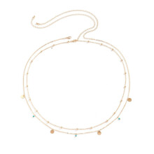 Women's waist chain rhinestone belly jewelry 1 piece