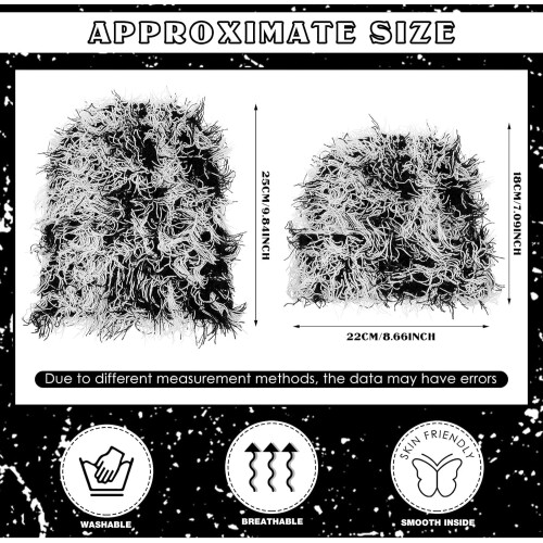 Strickmütze, warme, flauschige Wintermütze, Einheitsgröße 1