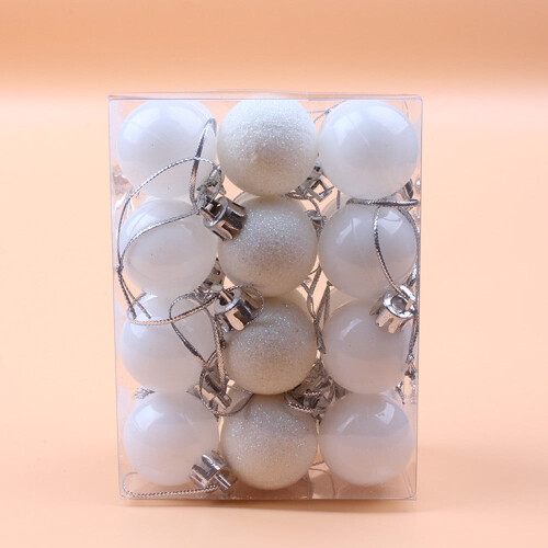 WICVIK shatterproof Christmas tree balls red gold 24 pcs 2