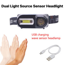 TUOBARR LED Sensor Headlights with USB Charging 1 Pair