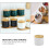 Ceramic condiment cup with lid white 1 piece 3