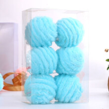 Christmas Ball Decorations Foam 8CM White Pendant