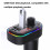 VALSEEL Bluetooth 5.0 FM transmitter for car with USB 4