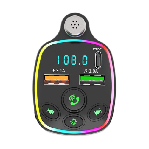 Car FM transmitter with Bluetooth 5.0 and MP3 playback 2