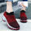 Γυναικεία slip-on αθλητικά παπούτσια για περπάτημα, ορθοπεδικά, άνετα αθλητικά 2