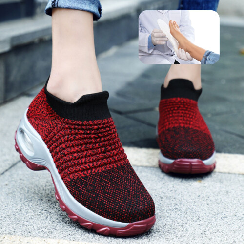 Γυναικεία slip-on αθλητικά παπούτσια για περπάτημα, ορθοπεδικά, άνετα αθλητικά 1