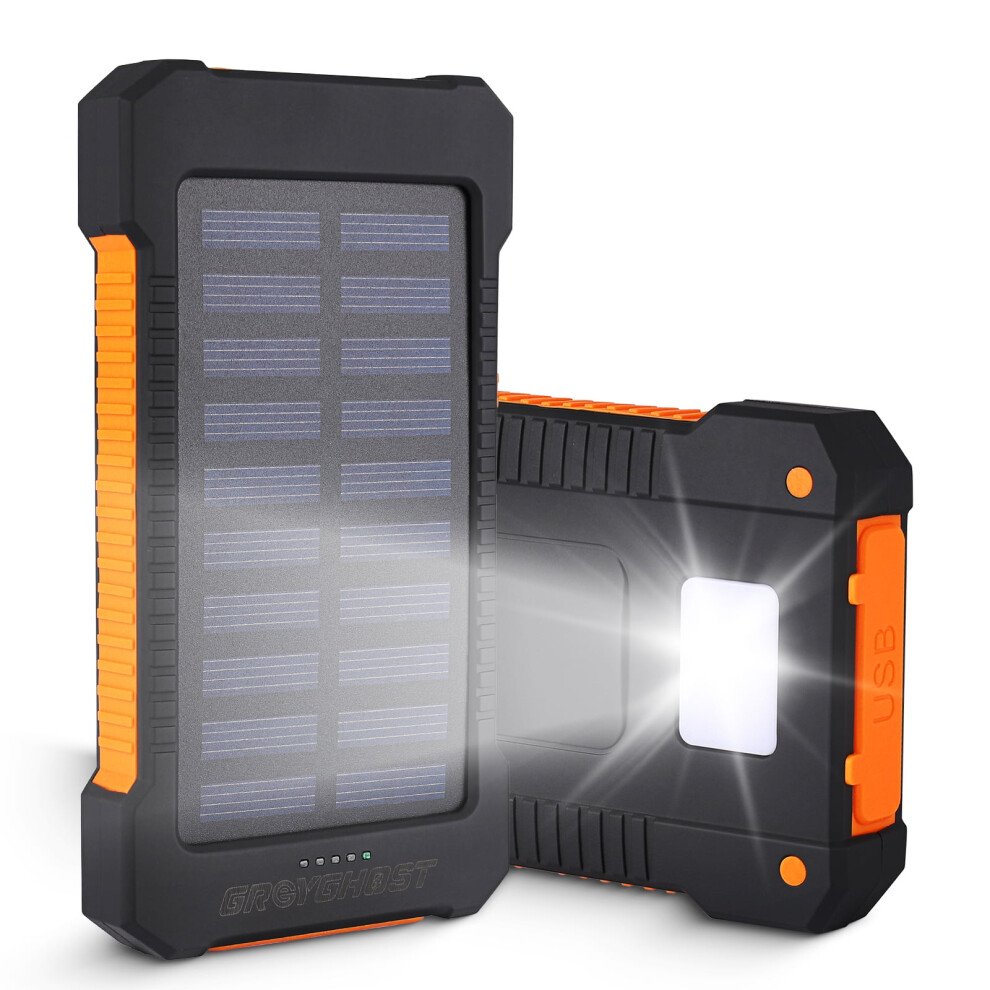 Solar Power Bank 20000Mah Waterproof Portable Charger With 900881880084