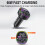 VALSEEL Car Charger with Bluetooth FM Transmitter and USB 5
