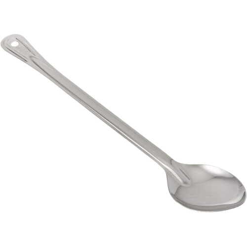 Cuillère de service Winco Solid, 45,7 cm (18 pouces), argent