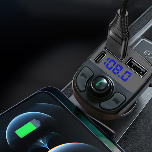 Car MP3 Player with USB Bluetooth Voltage Monitor 1