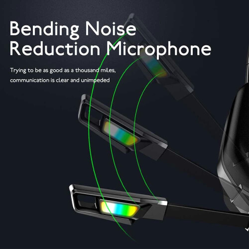 Gaming Headset Over-Ear Wired with Mic and Noise