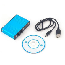 External 6-Channel USB Sound Card with 5.1/7.1 Surround and