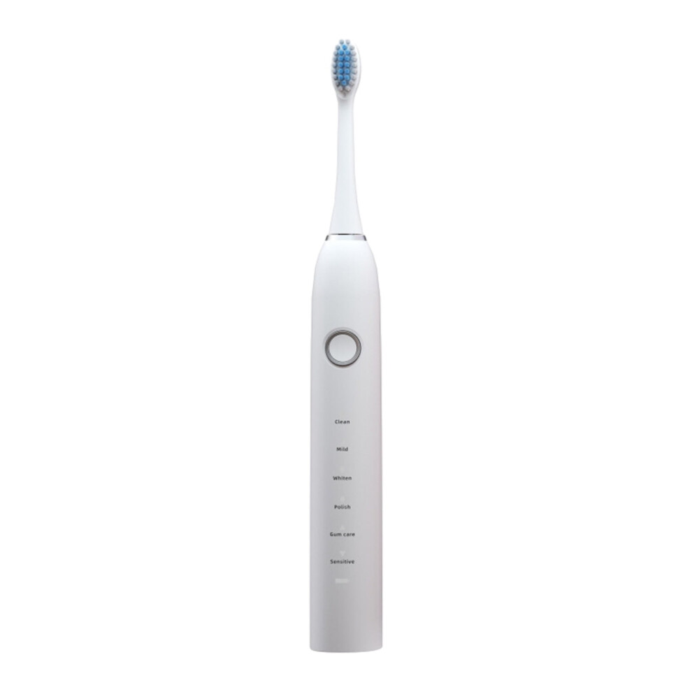 Electric Toothbrush for Adults White 8 Heads 6 Modes