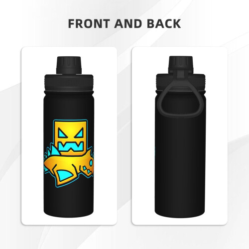 Geometry Dash isolerad vattenflaska 18oz rostfritt stål 2