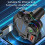 VALSEEL Bluetooth FM transmitter car adapter with USB 4