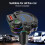 VALSEEL Bluetooth FM transmitter car adapter with USB 7