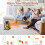 Electric Patio Heater PTC Ceramic Adjustable Thermostat 5