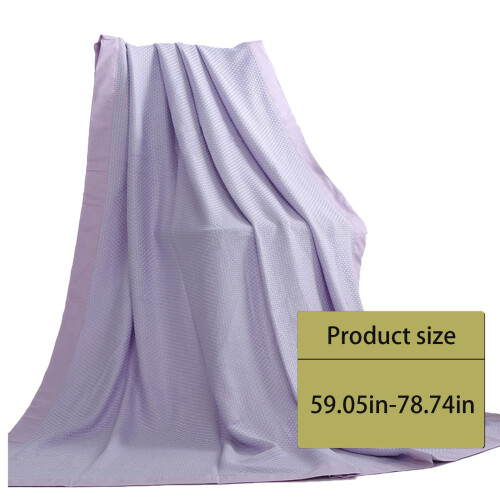 Inerposs Cooling Ice Blanket Purple Breathable Lightweight 2