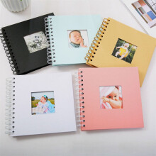LUDLZ fotoalbum, 175 cm x 175 cm, papirminnebok med plass til 20 bilder – 65 x 65 tommer