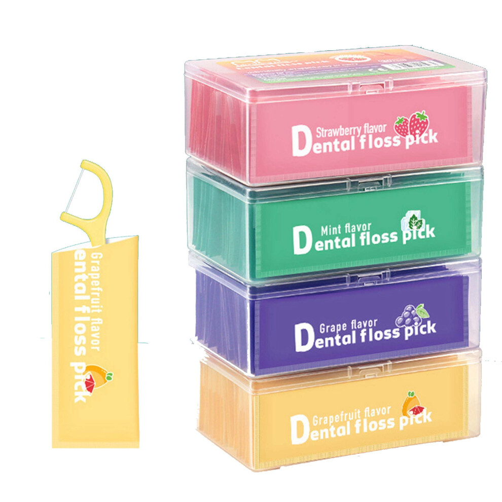 Tsseiatte dental floss picks fruit flavor 30 count