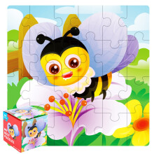 Puzzle in legno per bambini, 24 pezzi, età 3-6 anni