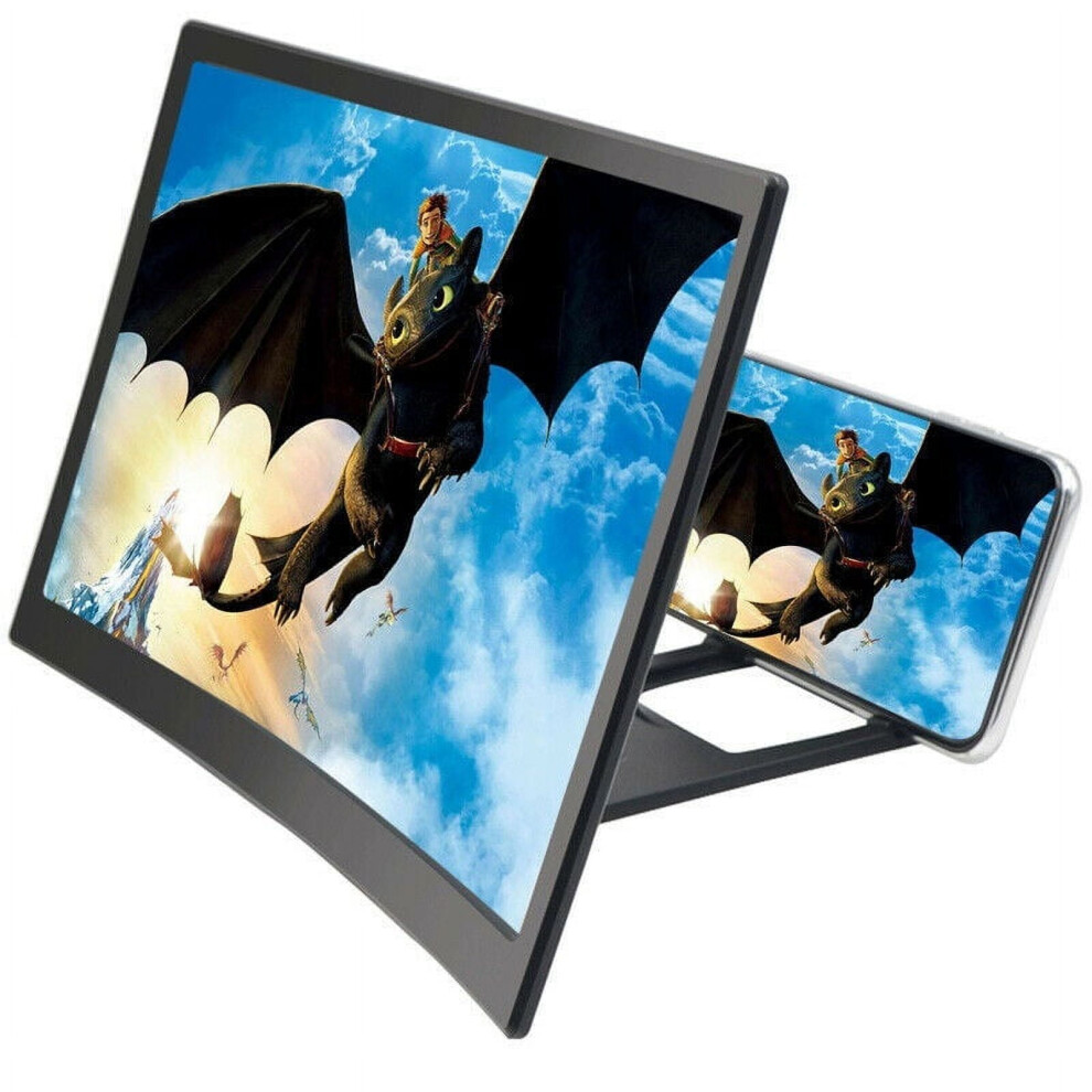 3D Smartphone Screen Magnifier Stand 12 Inch Hd 900881883283