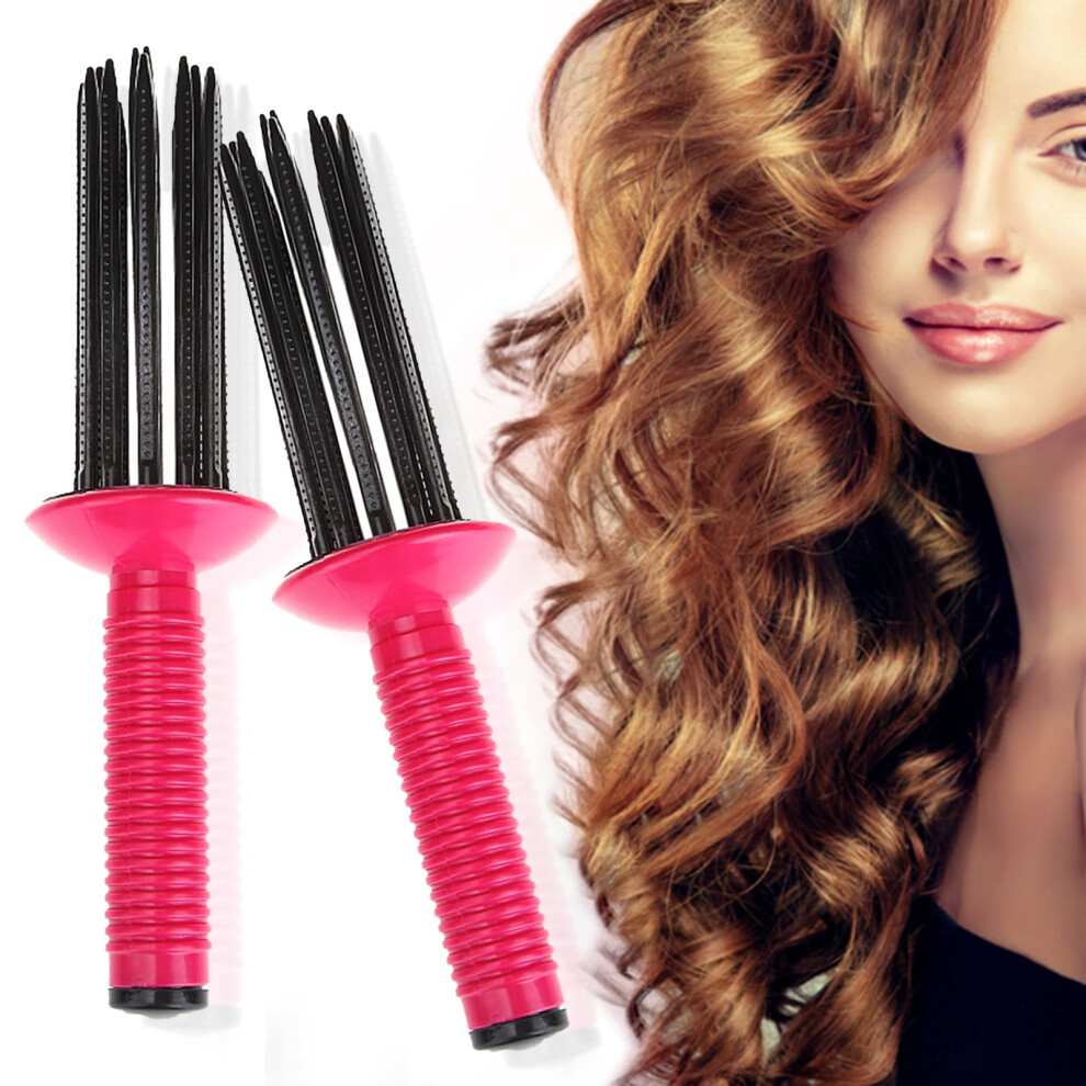 Warkul curling roll comb heatless styling tool 17 teeth
