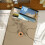 Pasta de papel kraft A5 com envelope e fecho, azul. 7
